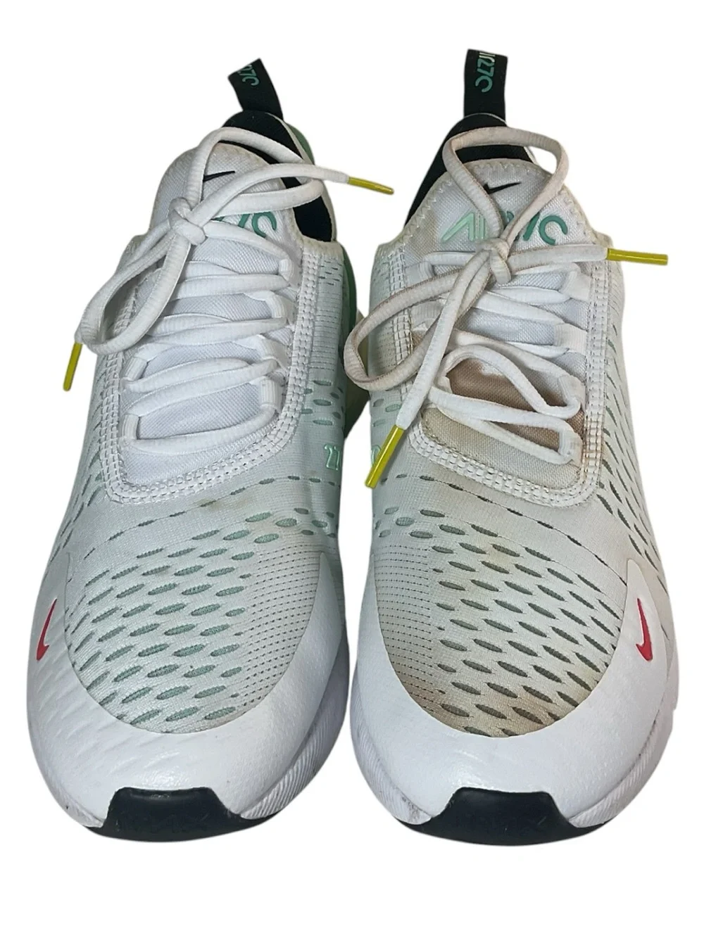 Nike Women’s Air Max 270 White Mint Green Athletic Sneakers